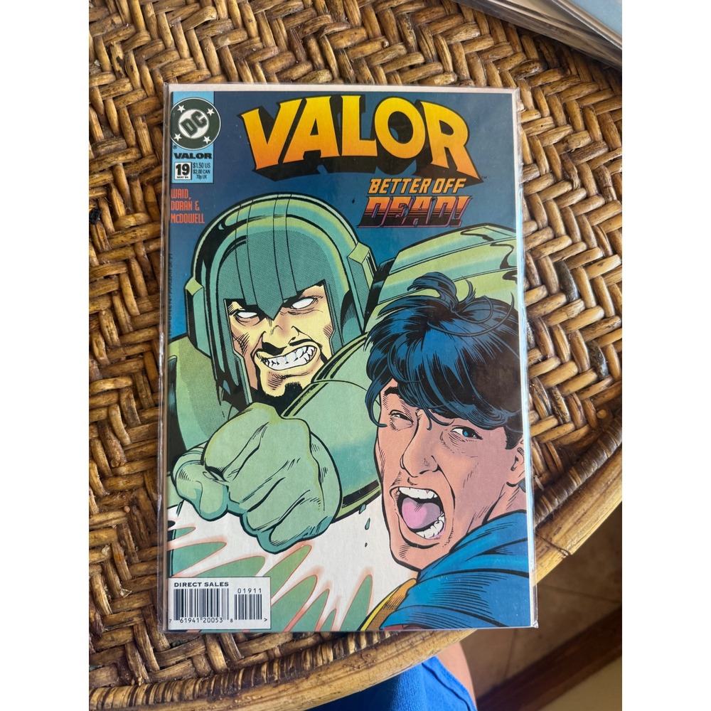 DC Comics Valor 19 Comic Book May 1994 Better Off Dead Waid Doran Direct Sales